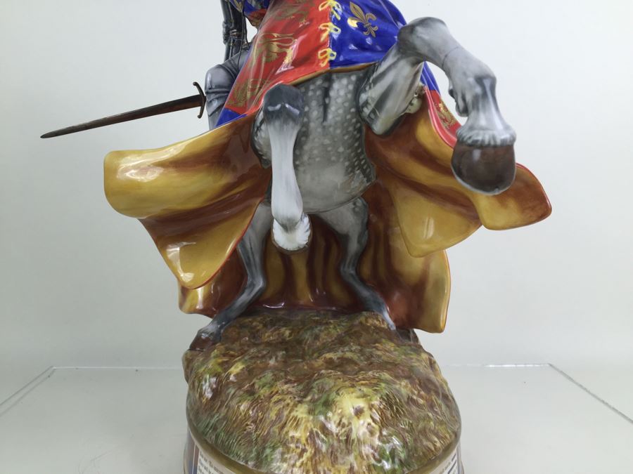 JUST ADDED - RARE Royal Doulton Henry V At Agincourt HN 3947 Prestige 1997 Signed By Michael Doulton Had $35,000 Price Tag [Photo 29]