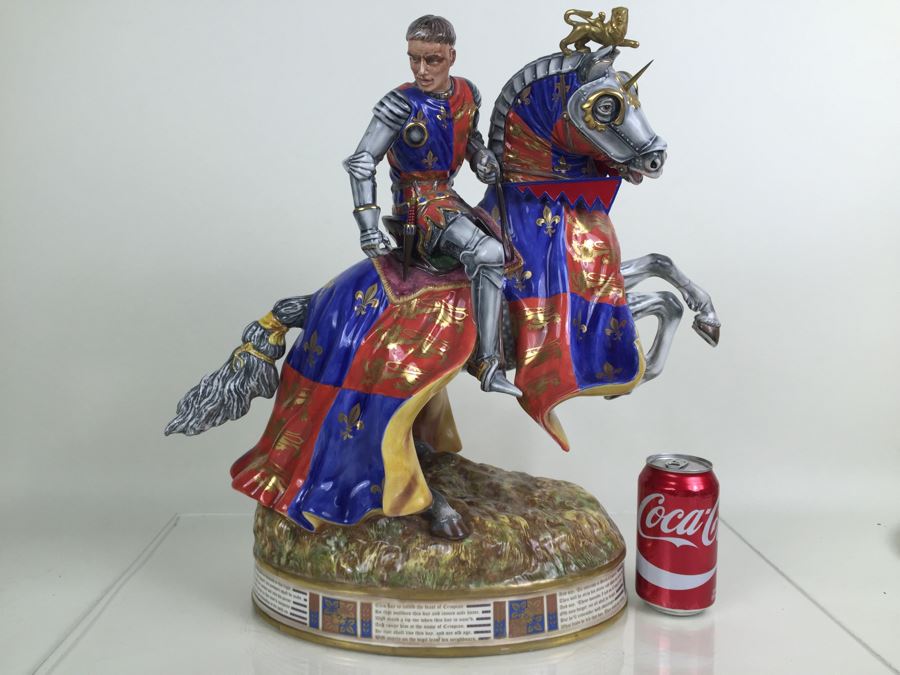 JUST ADDED - RARE Royal Doulton Henry V At Agincourt HN 3947 Prestige 1997 Signed By Michael Doulton Had $35,000 Price Tag [Photo 5]
