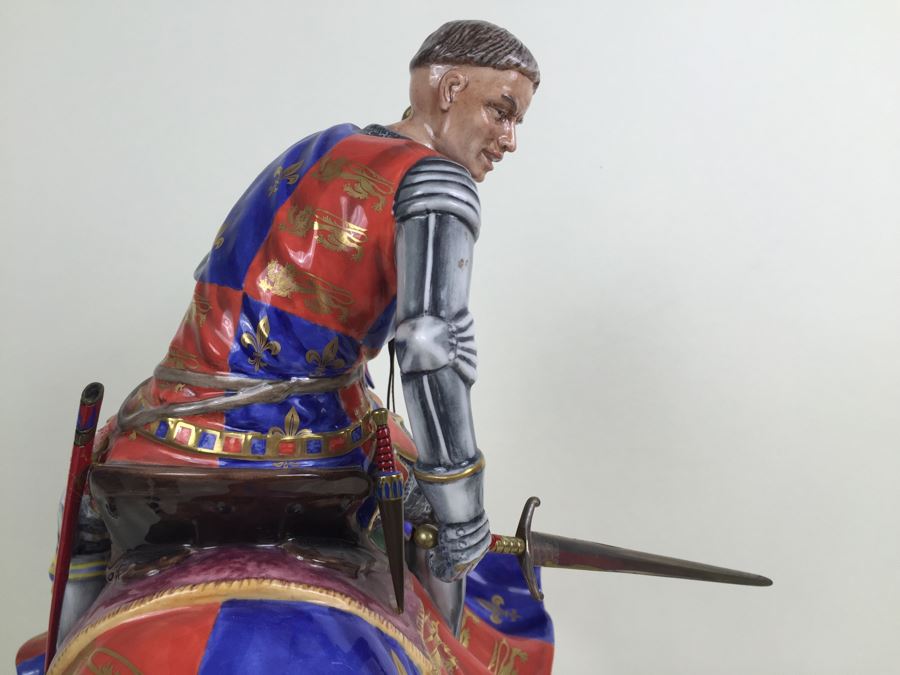 JUST ADDED - RARE Royal Doulton Henry V At Agincourt HN 3947 Prestige 1997 Signed By Michael Doulton Had $35,000 Price Tag [Photo 44]