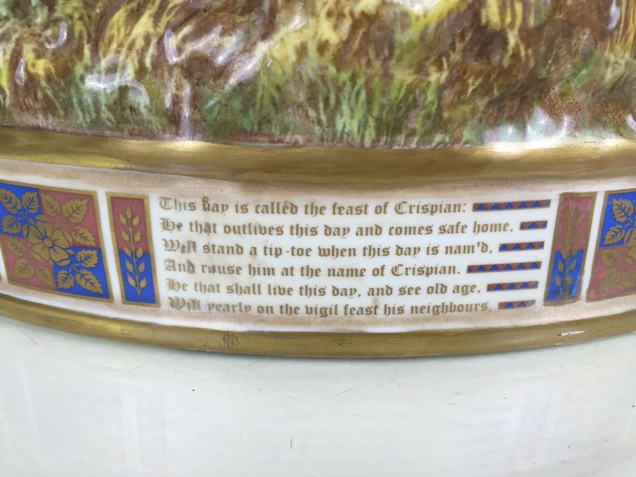 JUST ADDED - RARE Royal Doulton Henry V At Agincourt HN 3947 Prestige 1997 Signed By Michael Doulton Had $35,000 Price Tag [Photo 14]