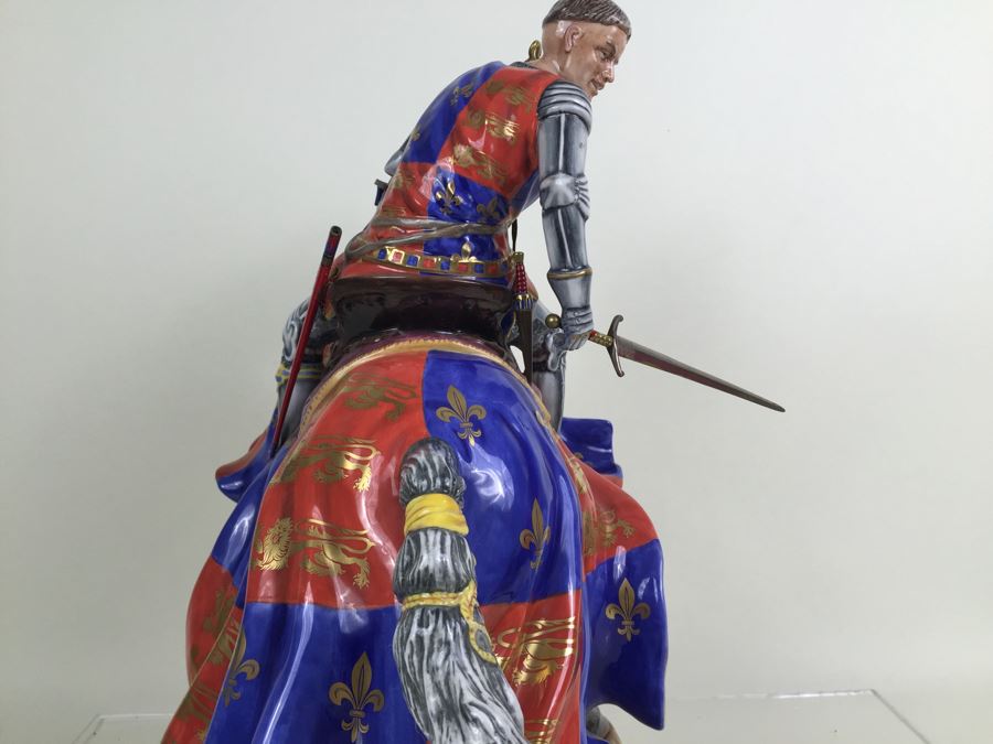 JUST ADDED - RARE Royal Doulton Henry V At Agincourt HN 3947 Prestige 1997 Signed By Michael Doulton Had $35,000 Price Tag [Photo 43]