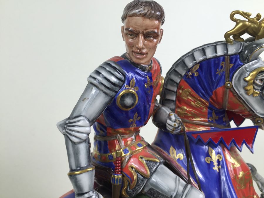JUST ADDED - RARE Royal Doulton Henry V At Agincourt HN 3947 Prestige 1997 Signed By Michael Doulton Had $35,000 Price Tag [Photo 18]