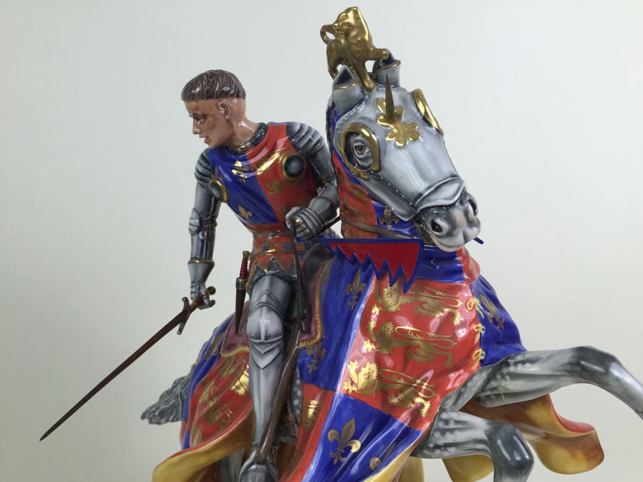 JUST ADDED - RARE Royal Doulton Henry V At Agincourt HN 3947 Prestige 1997 Signed By Michael Doulton Had $35,000 Price Tag [Photo 27]