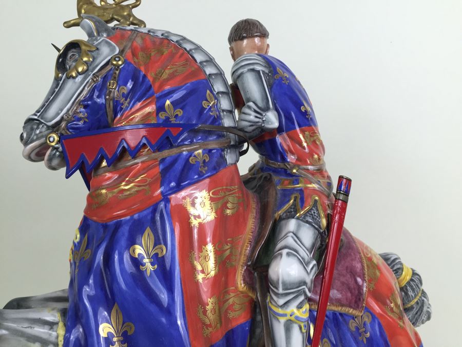 JUST ADDED - RARE Royal Doulton Henry V At Agincourt HN 3947 Prestige 1997 Signed By Michael Doulton Had $35,000 Price Tag [Photo 37]