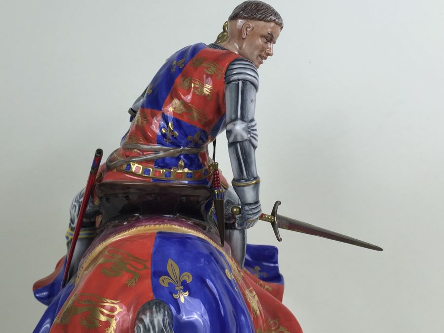 JUST ADDED - RARE Royal Doulton Henry V At Agincourt HN 3947 Prestige 1997 Signed By Michael Doulton Had $35,000 Price Tag [Photo 46]