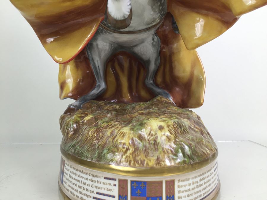 JUST ADDED - RARE Royal Doulton Henry V At Agincourt HN 3947 Prestige 1997 Signed By Michael Doulton Had $35,000 Price Tag [Photo 30]