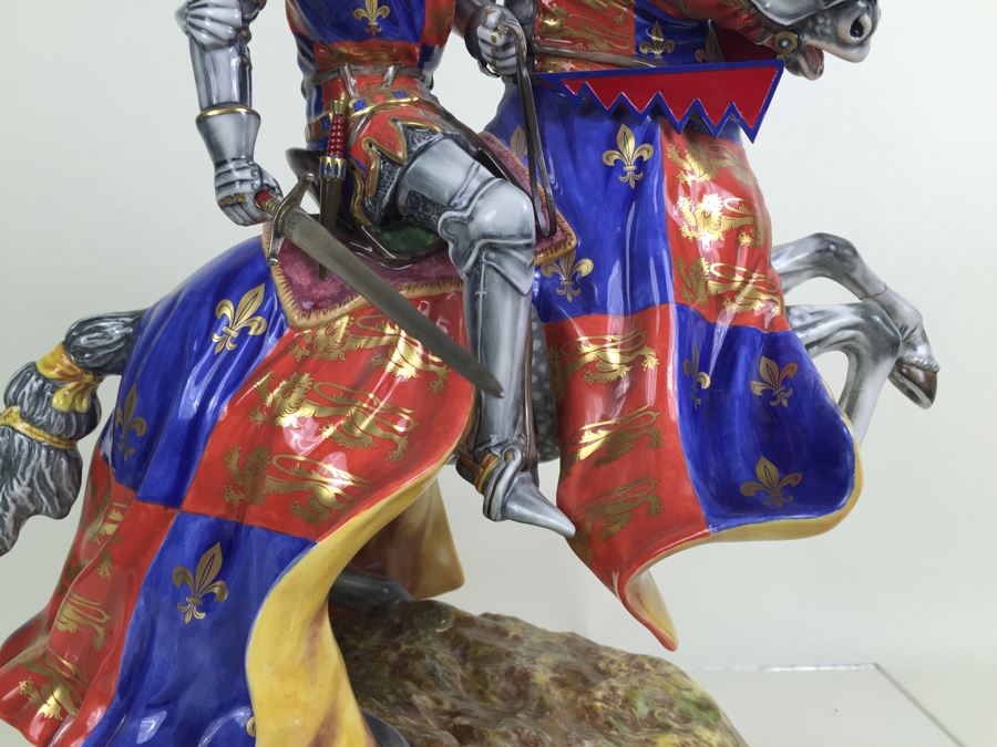 JUST ADDED - RARE Royal Doulton Henry V At Agincourt HN 3947 Prestige 1997 Signed By Michael Doulton Had $35,000 Price Tag [Photo 23]