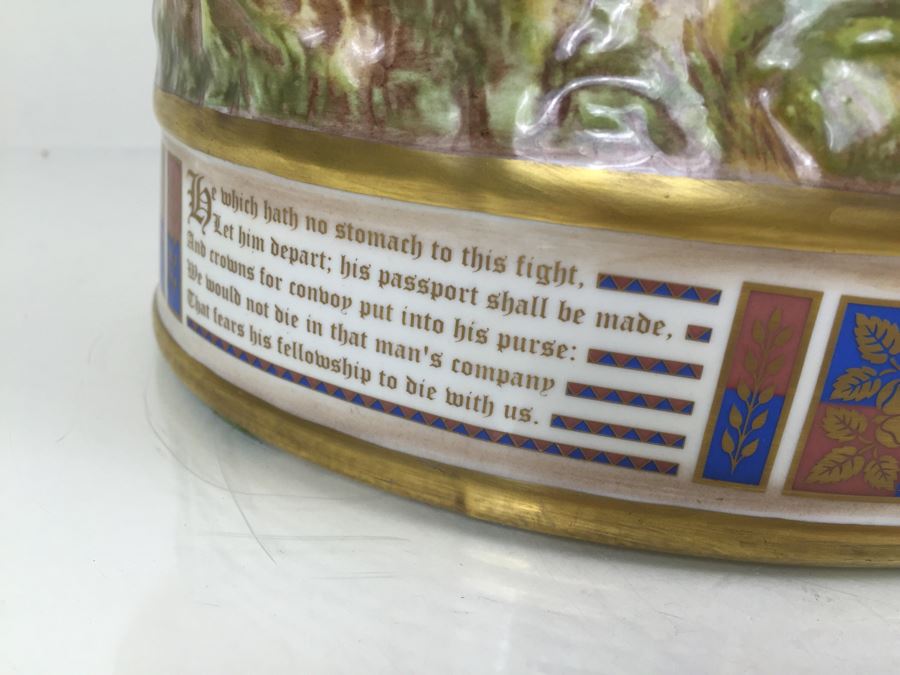 JUST ADDED - RARE Royal Doulton Henry V At Agincourt HN 3947 Prestige 1997 Signed By Michael Doulton Had $35,000 Price Tag [Photo 24]