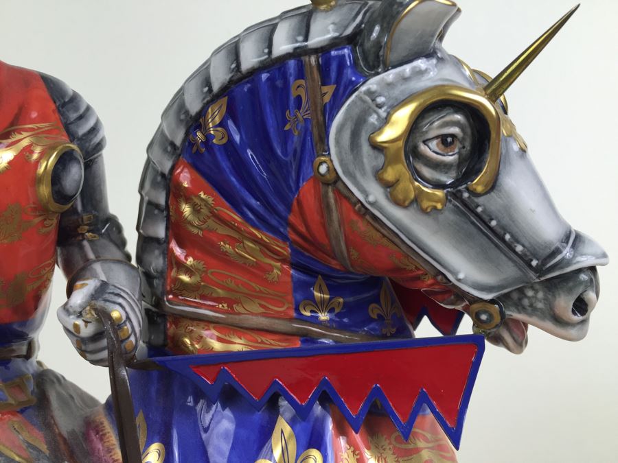 JUST ADDED - RARE Royal Doulton Henry V At Agincourt HN 3947 Prestige 1997 Signed By Michael Doulton Had $35,000 Price Tag [Photo 10]