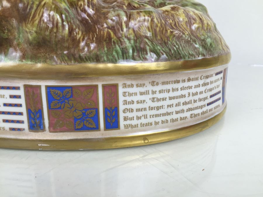 JUST ADDED - RARE Royal Doulton Henry V At Agincourt HN 3947 Prestige 1997 Signed By Michael Doulton Had $35,000 Price Tag [Photo 15]