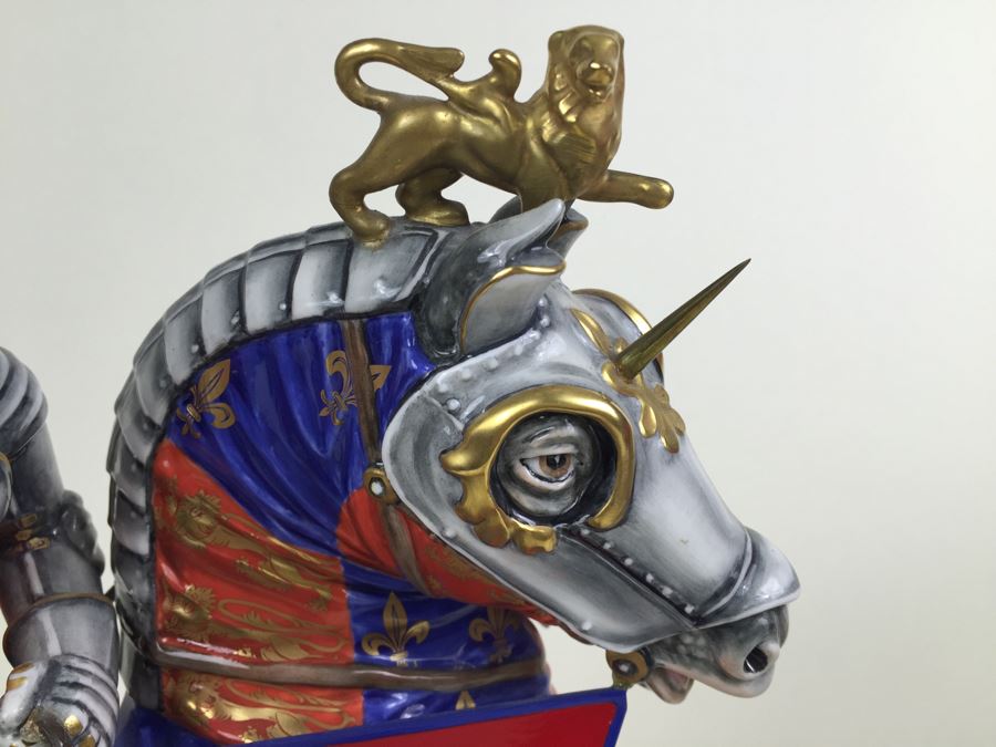 JUST ADDED - RARE Royal Doulton Henry V At Agincourt HN 3947 Prestige 1997 Signed By Michael Doulton Had $35,000 Price Tag [Photo 8]