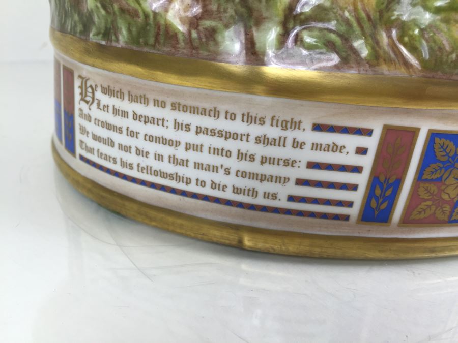 JUST ADDED - RARE Royal Doulton Henry V At Agincourt HN 3947 Prestige 1997 Signed By Michael Doulton Had $35,000 Price Tag [Photo 13]