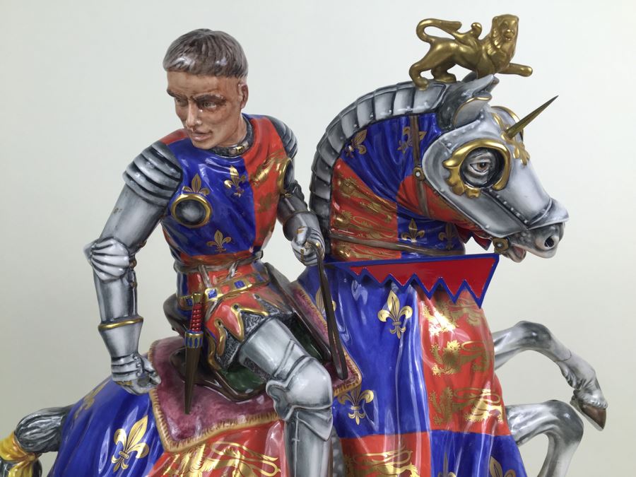 JUST ADDED - RARE Royal Doulton Henry V At Agincourt HN 3947 Prestige 1997 Signed By Michael Doulton Had $35,000 Price Tag [Photo 6]