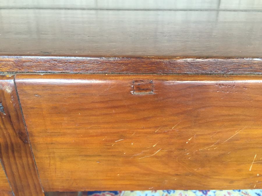 Vintage Wooden Asian Desk [Photo 13]