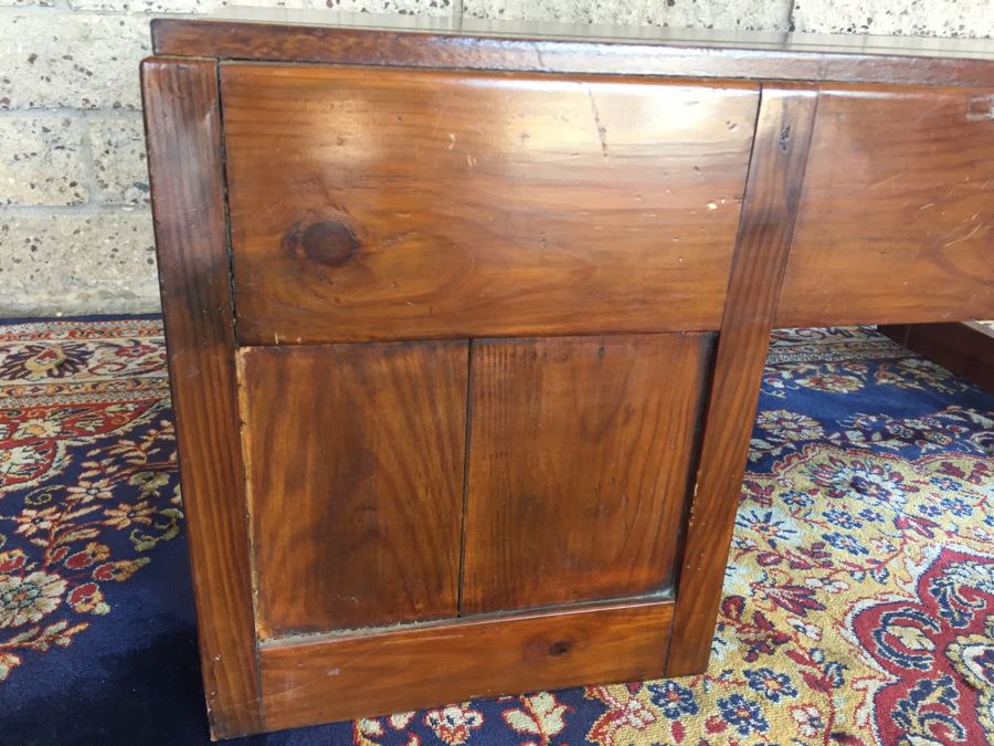 Vintage Wooden Asian Desk [Photo 12]