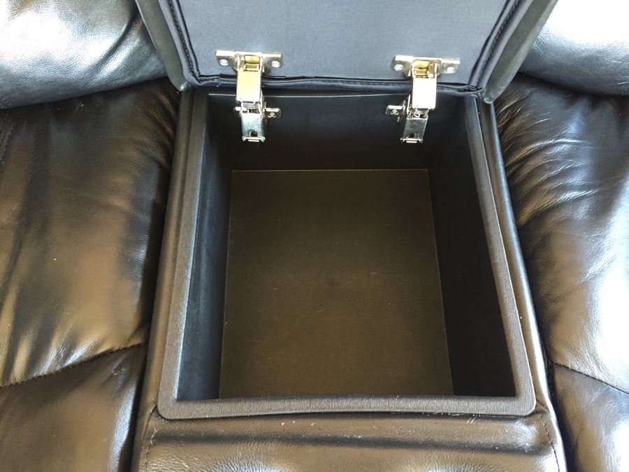 Black Reclining Loveseat [Photo 4]