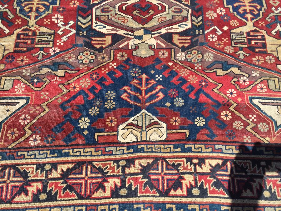 Large Geometric Pattern Persian Area Rug [Photo 5]