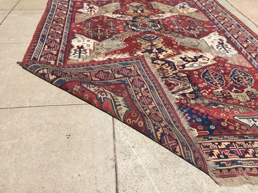 Large Geometric Pattern Persian Area Rug [Photo 3]