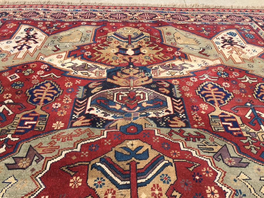 Large Geometric Pattern Persian Area Rug [Photo 11]