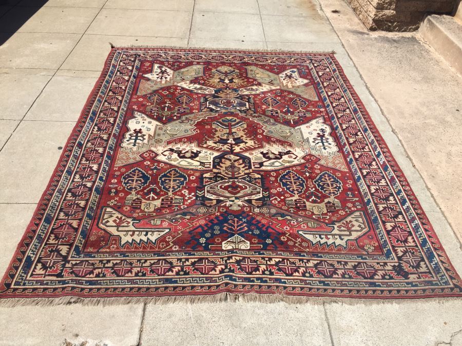 Large Geometric Pattern Persian Area Rug [Photo 4]