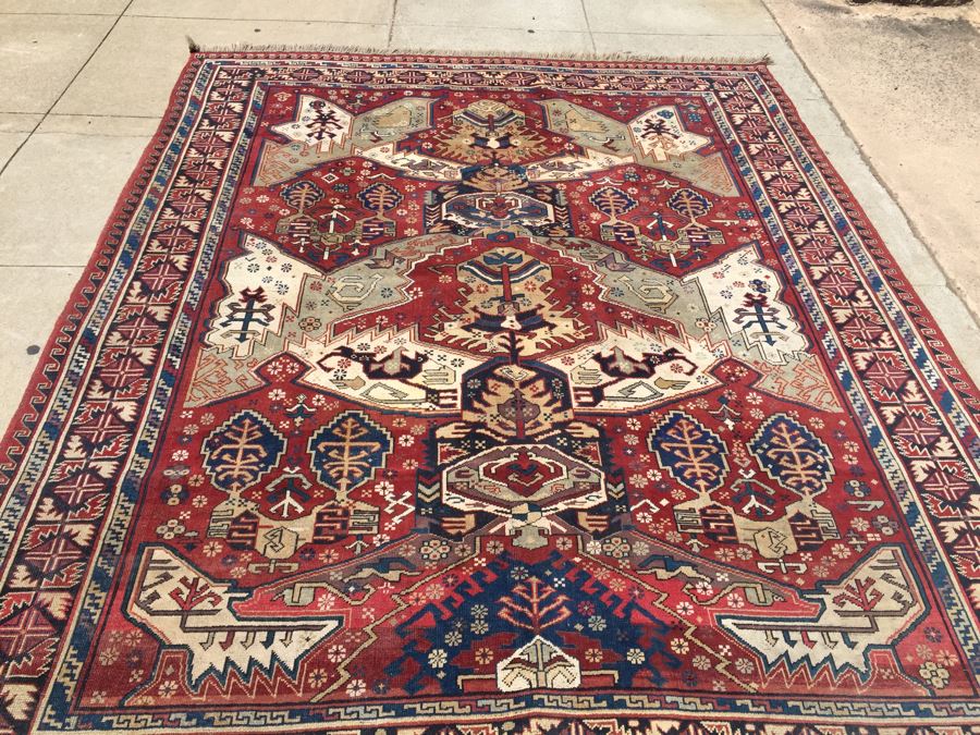 Large Geometric Pattern Persian Area Rug [Photo 9]