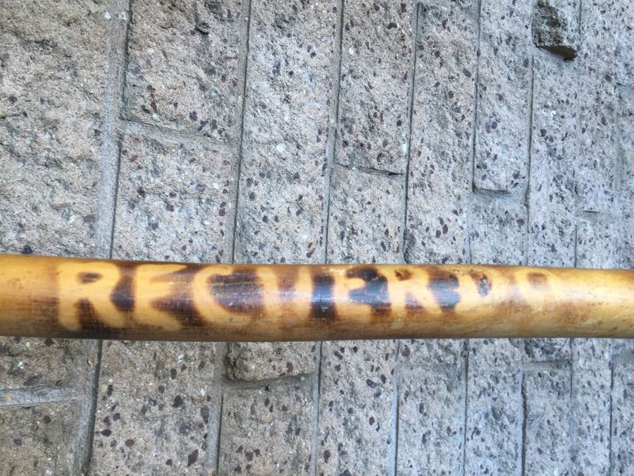 Hand Carved Wooden Staff And Pitchfork From Spain [Photo 8]