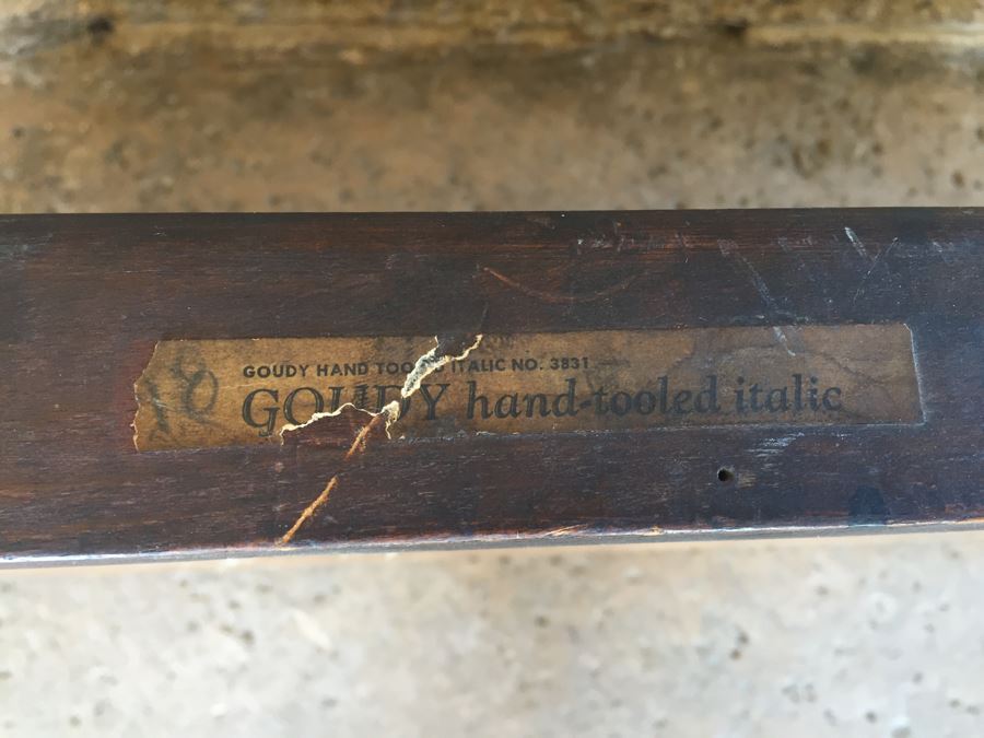 Vintage Printers Wooden Tray Drawer Shadow Box [Photo 3]