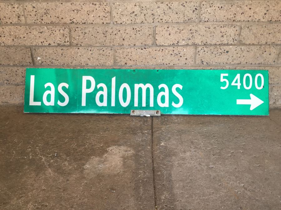 'Las Palomas' Road Sign From Rancho Santa Fe, CA