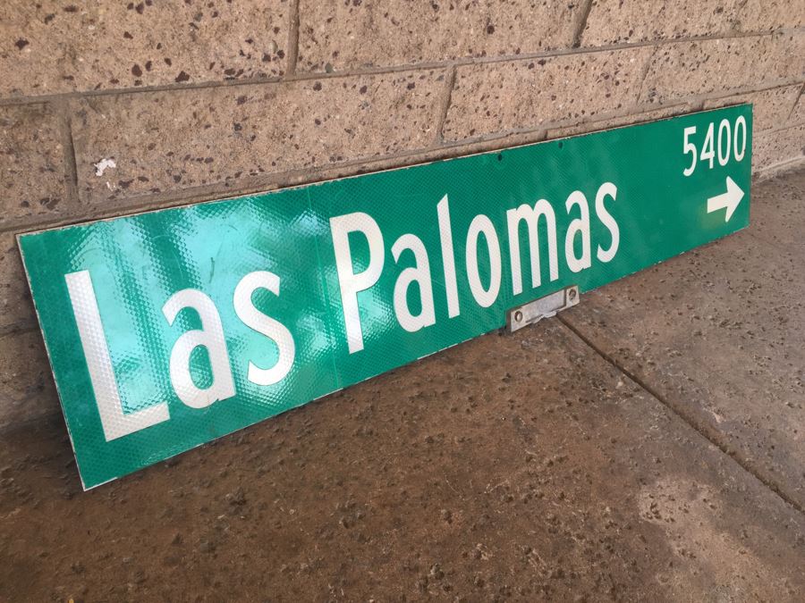 'Las Palomas' Road Sign From Rancho Santa Fe, CA [Photo 2]