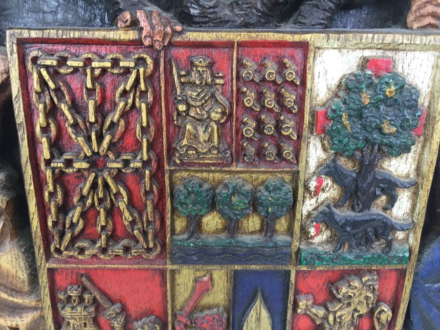 Large Spanish Sign Molded Plastic On Wood Backing 'Euskalerria' Basque Country Spain [Photo 6]