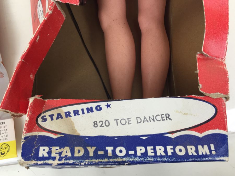Hazelle's Popular Marionettes Puppet 820 Toe Dancer With Damaged Original Box And Vintage Catalog [Photo 3]