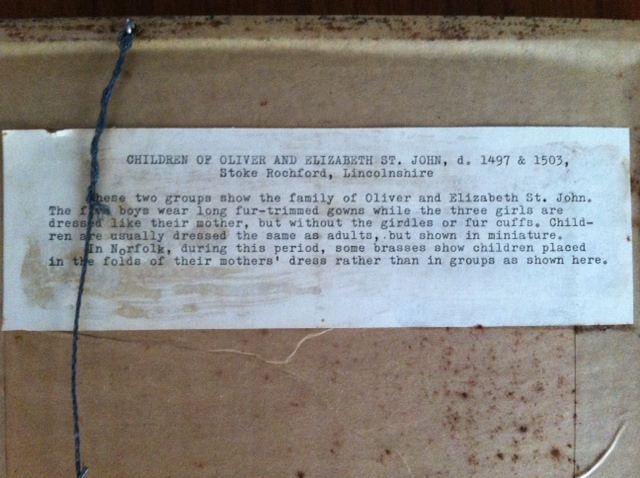 Nice Collection of Framed Brass Rubbings [Photo 3]