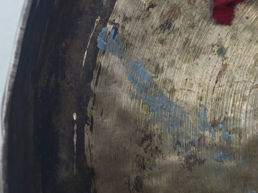 Vintage Brass Gong With Great Tone Loud [Photo 10]