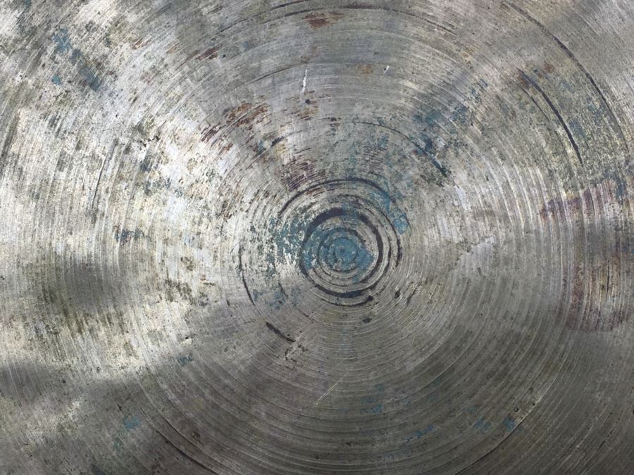 Vintage Brass Gong With Great Tone Loud [Photo 9]