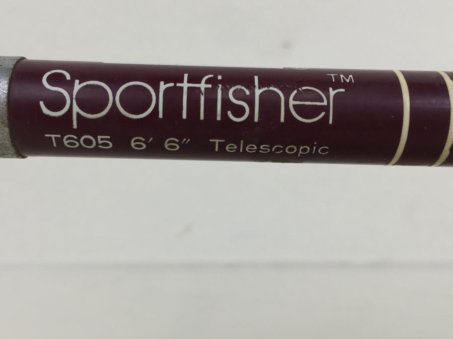 Vintage ZEBCO Sportfisher Telescopic Rod With Olympic GVO-10 Reel [Photo 3]