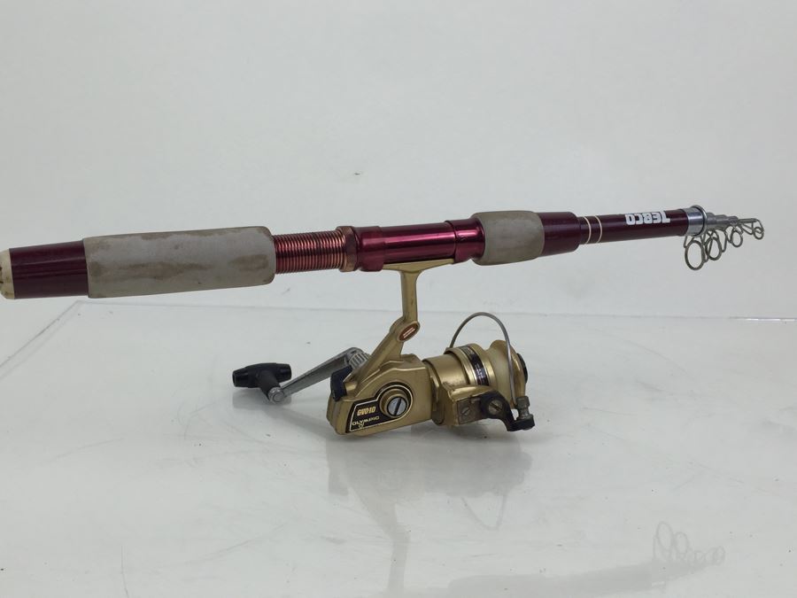 Vintage ZEBCO Sportfisher Telescopic Rod With Olympic GVO-10 Reel [Photo 6]