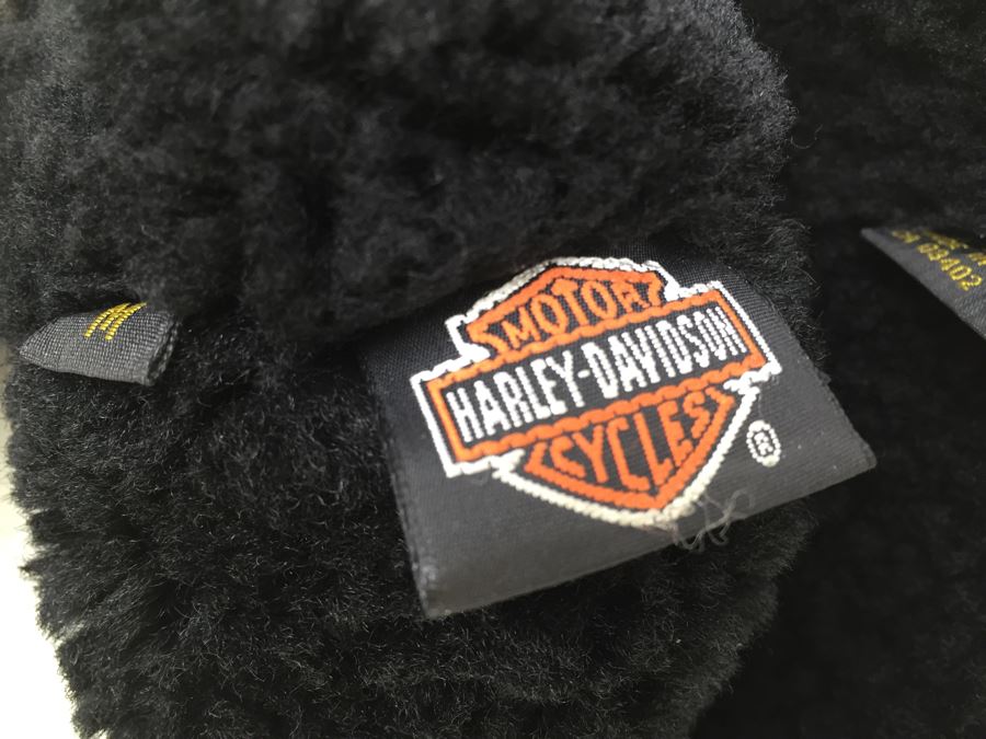 Harley-Davidson Leather Motorcycle Gloves Size M [Photo 6]