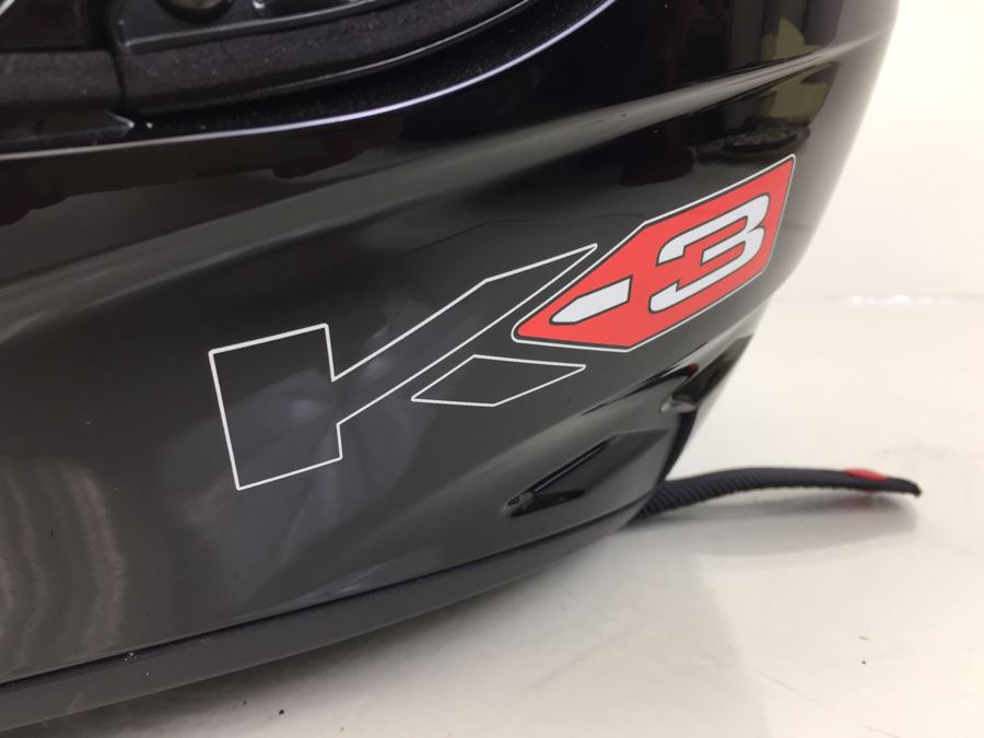 AGV Motorcycle Helmet K-3 Size Small Black Made In Italy [Photo 9]