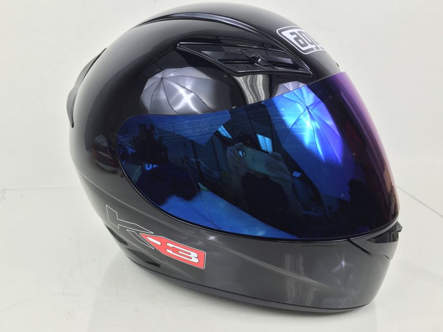 AGV Motorcycle Helmet K-3 Size Small Black Made In Italy [Photo 2]