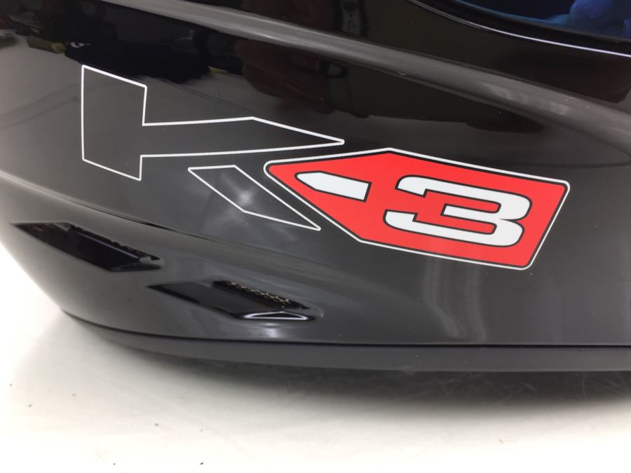 AGV Motorcycle Helmet K-3 Size Small Black Made In Italy [Photo 6]