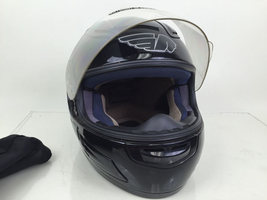 Buell Motorcycle Helmet Size M Black