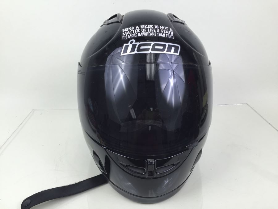 Buell Motorcycle Helmet Size M Black [Photo 1]