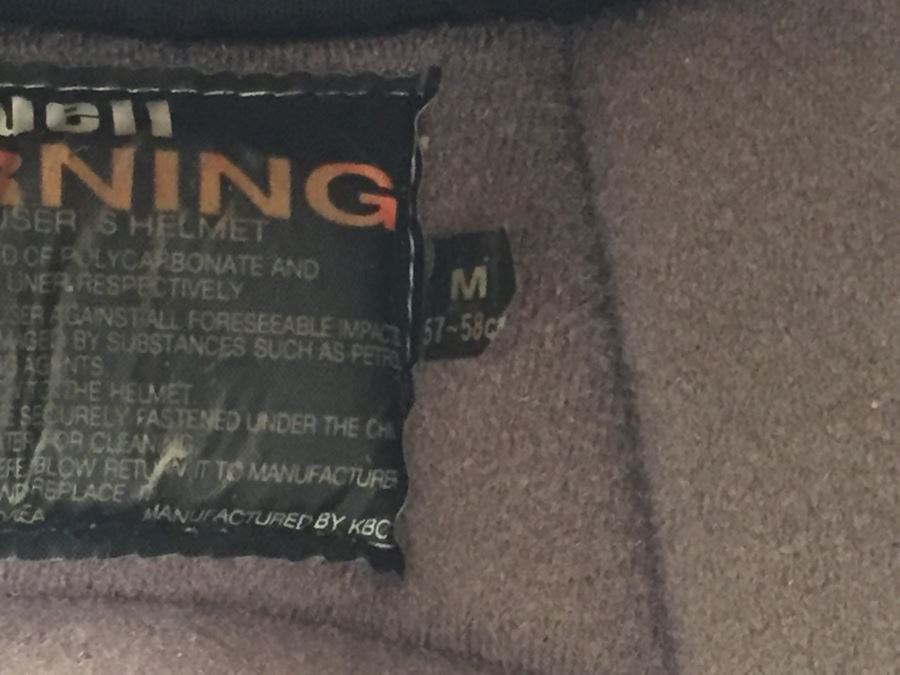 Buell Motorcycle Helmet Size M Black [Photo 10]