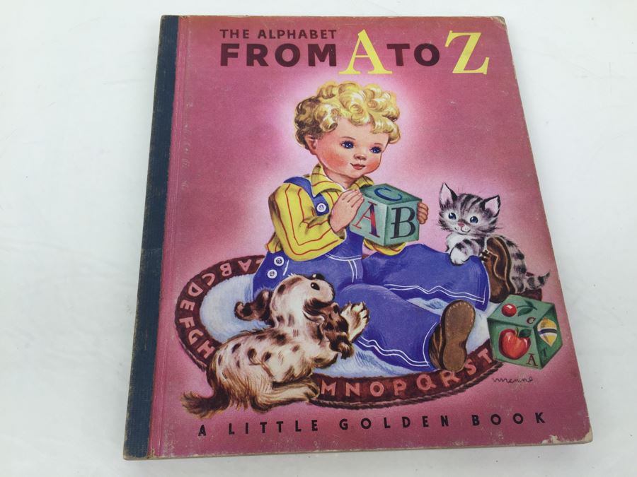 A Little Golden Book 'The Alphabet From A To Z' 1943
