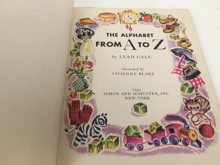 A Little Golden Book 'The Alphabet From A To Z' 1943 [Photo 2]