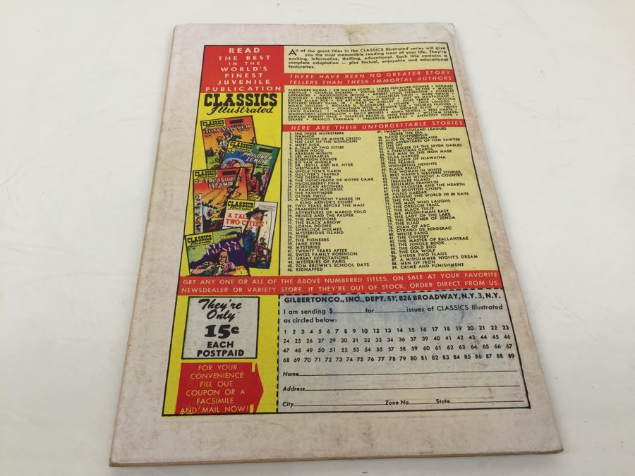 CLASSICS Illustrated Comic Book 'Western Stories' No. 62 [Photo 2]
