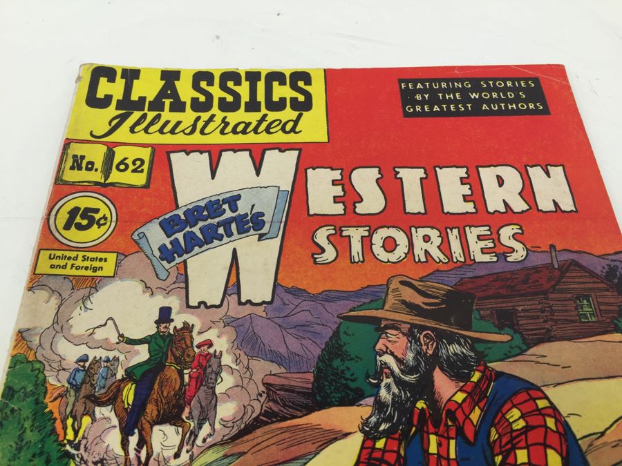CLASSICS Illustrated Comic Book 'Western Stories' No. 62 [Photo 4]
