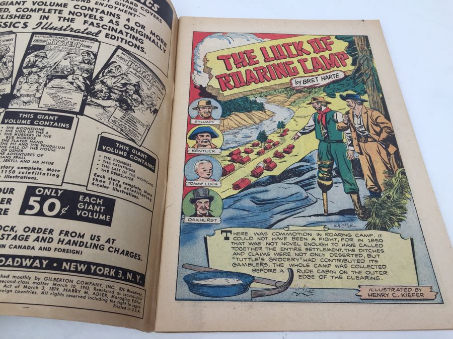 CLASSICS Illustrated Comic Book 'Western Stories' No. 62 [Photo 3]