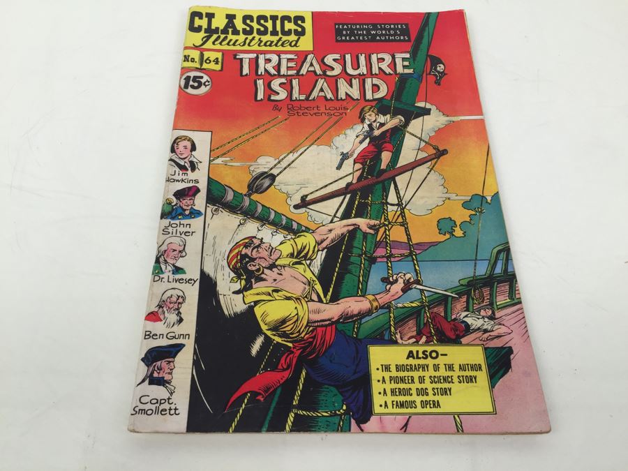 CLASSICS Illustrated Comic Book 'Treasure Island' No. 64