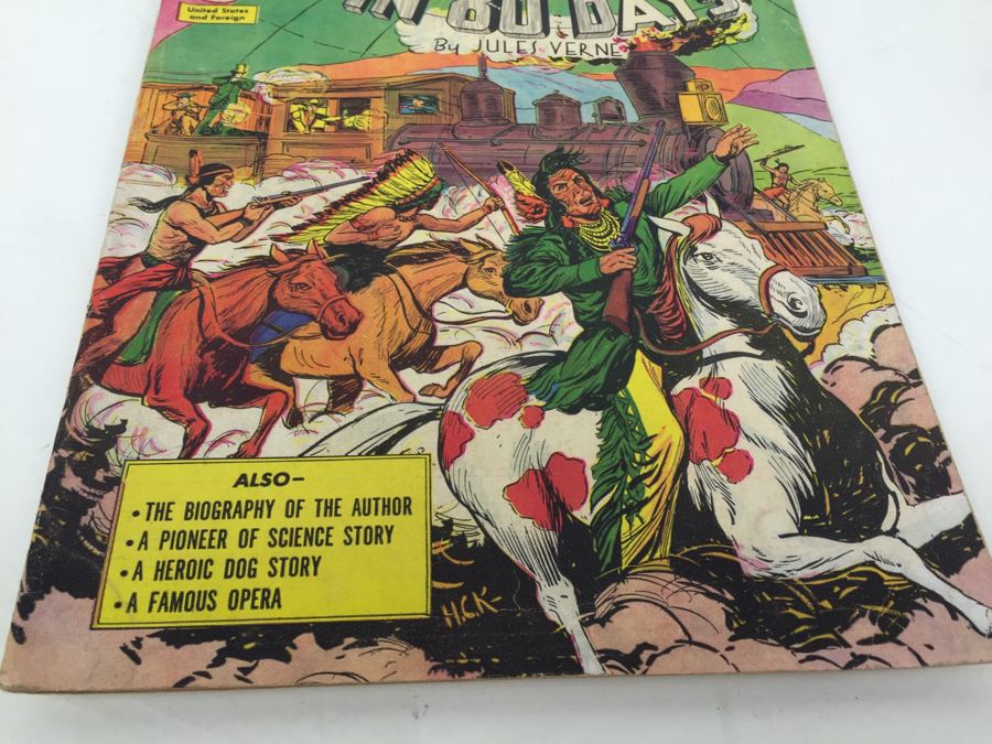 CLASSICS Illustrated Comic Book 'Around The World In 80 Days' No. 69 [Photo 5]